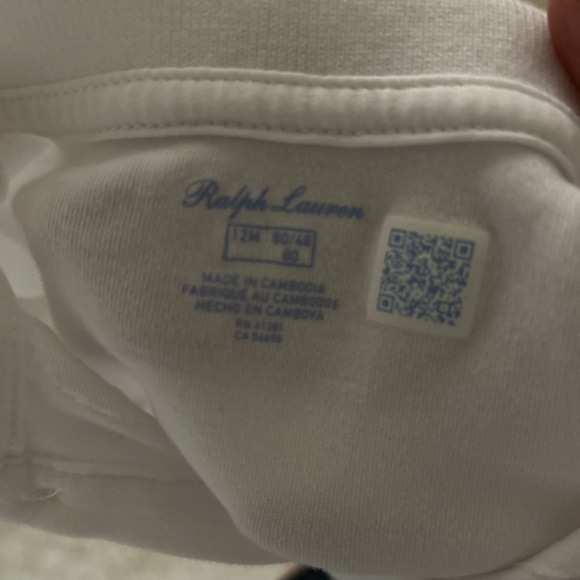 Ralph Lauren White Polo Dress with bloomer - Picture 5 of 6